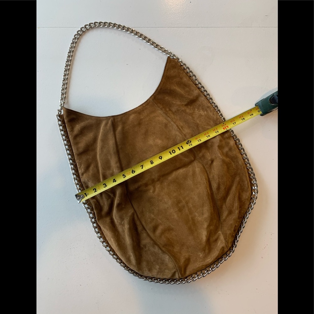 Suede Stuart Weitzman saddle bag